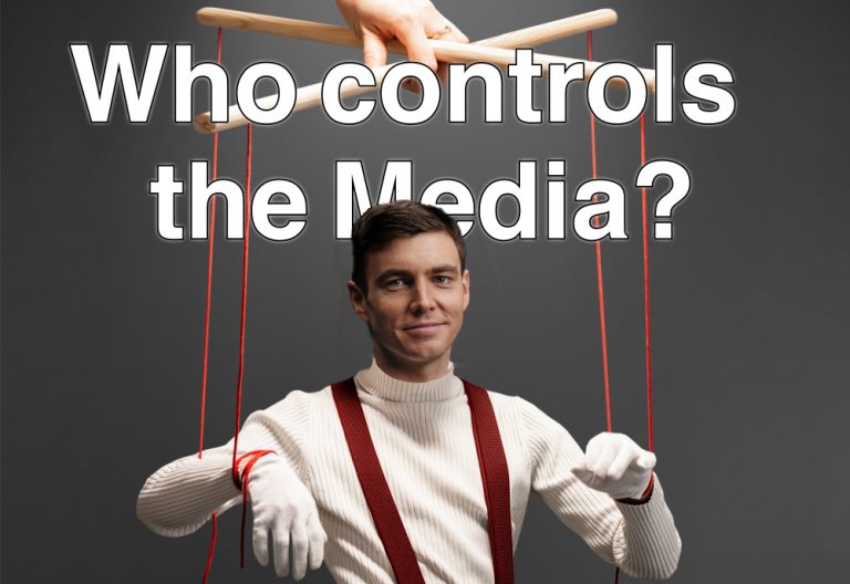 Marionette contolled by a hand